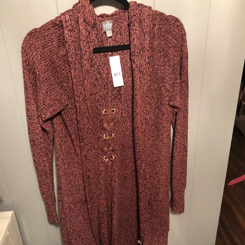 Long cardigan sweater